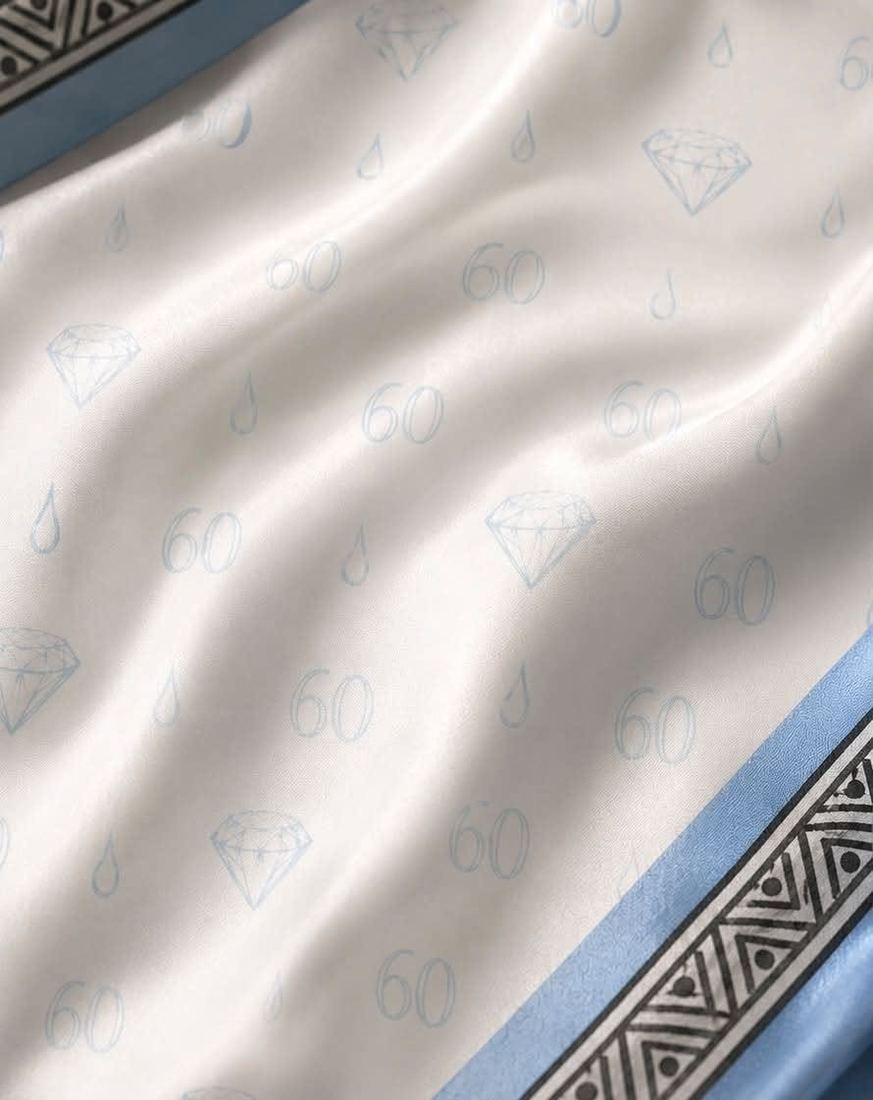 Silk Border Scarf