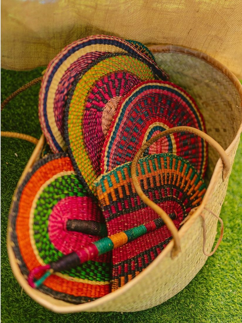 Woven Basket Bag Set