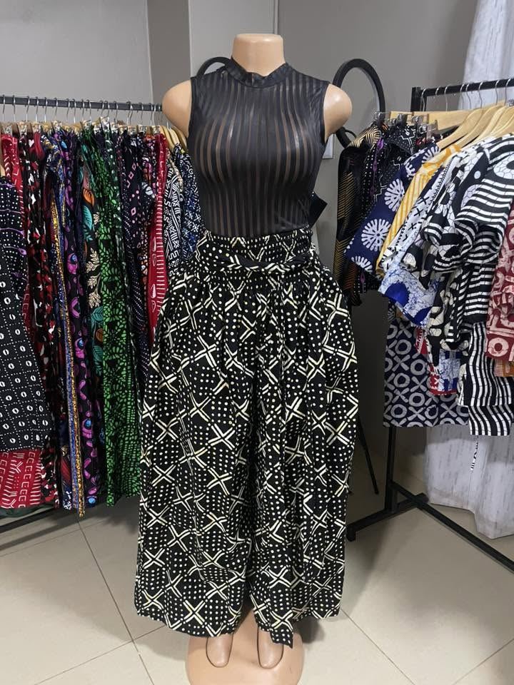Black Top & Pants Set