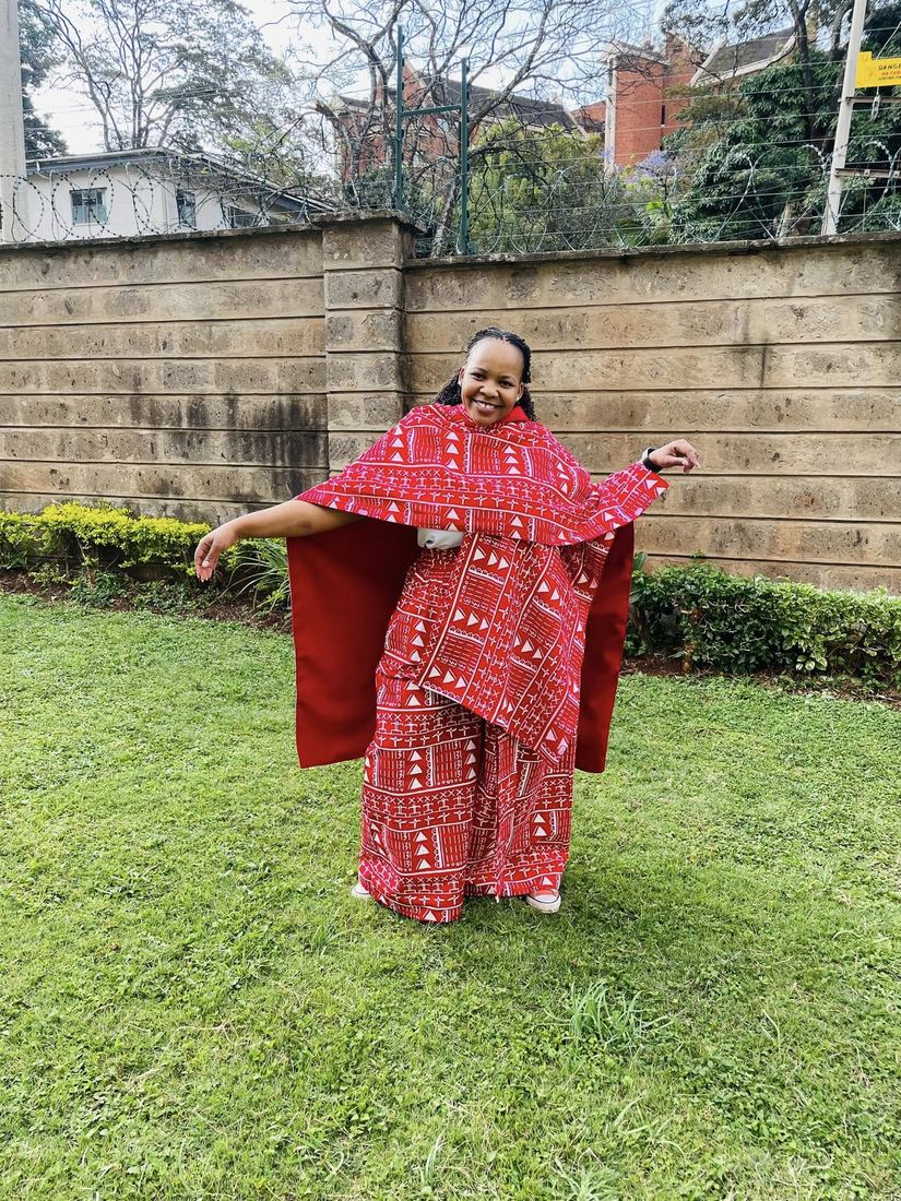 Red Cape Outfit